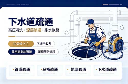 高碑店下水道疏通