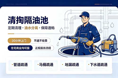 高碑店清掏隔油池
